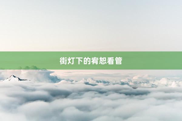 街灯下的宥恕看管